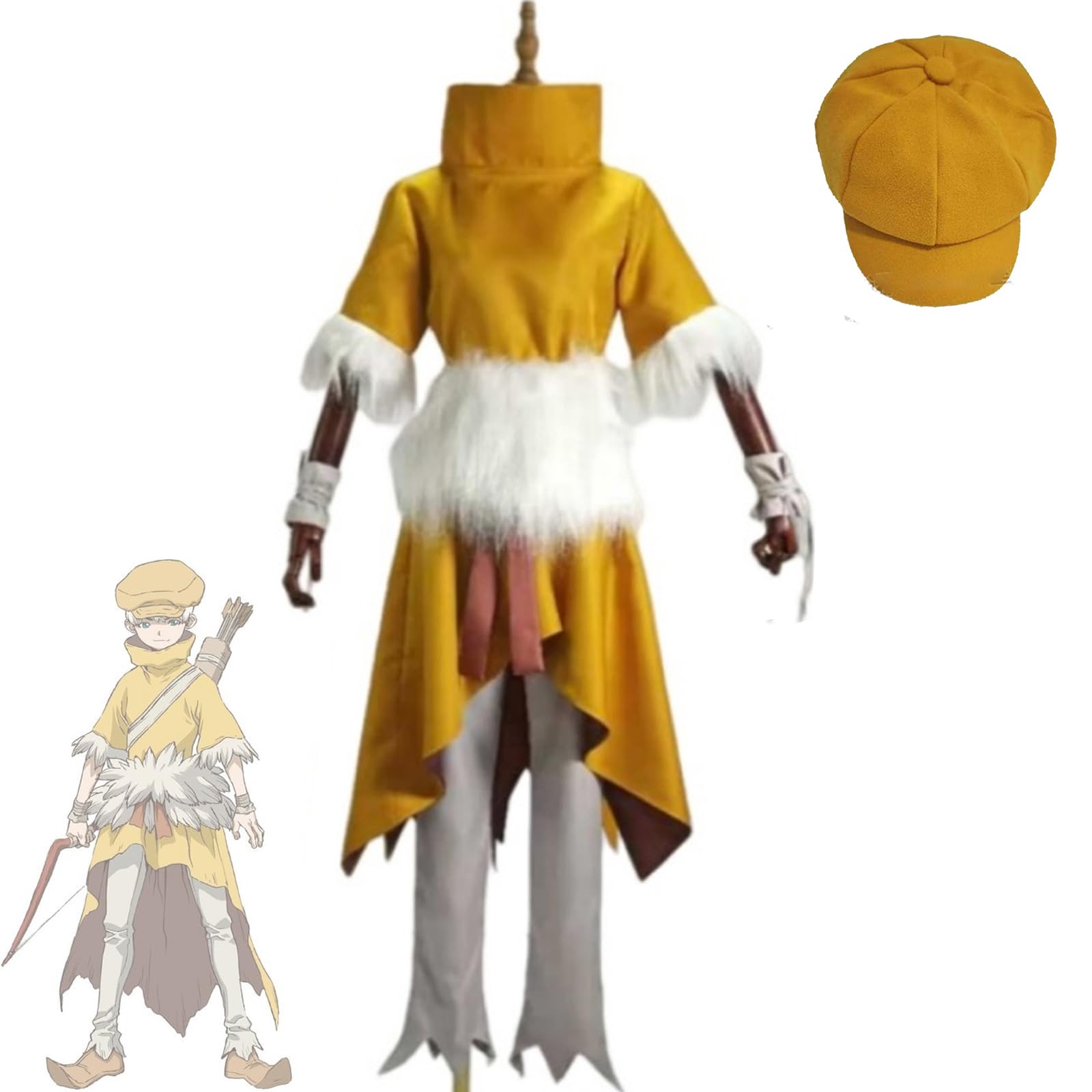 Amazon.co.jp: コスプレ衣装 石紀元周辺 西園寺羽京 cosplay衣装